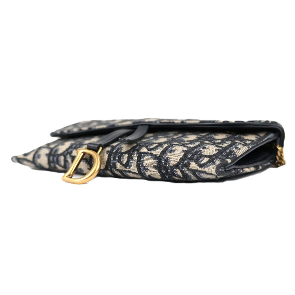 DIOR S5614CTZQ SADDLE WALLET ON CHAIN