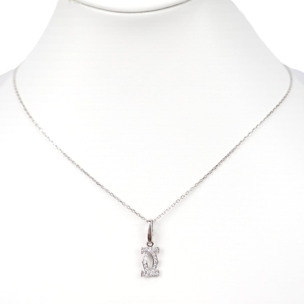 Cartier B3010300+B7060800 Double C Charm + Forsa Chain Necklace