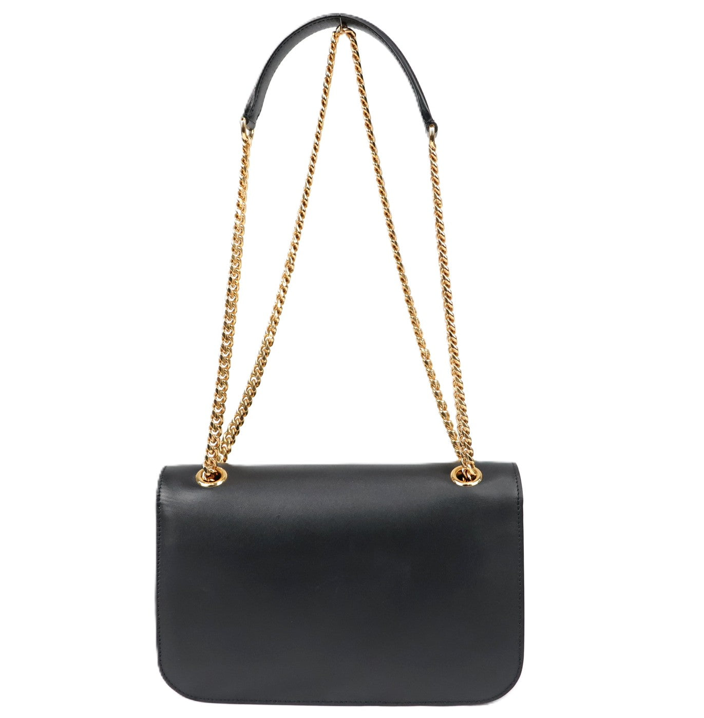 CELINE 199813EPA TRIOMPHE FRAME MEDIUM SHOULDER BAG