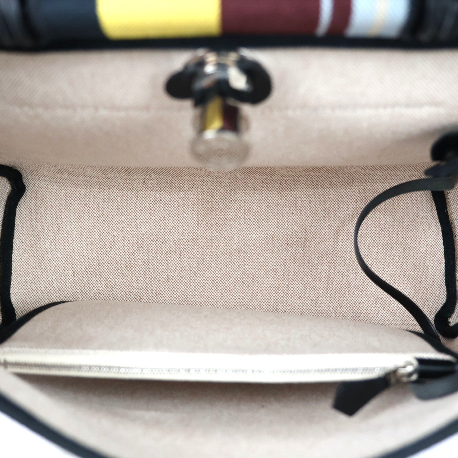 HERMES 085372CK HERBAG ZIP RAYRES D'EQUIPAGE 31 HANDBAG