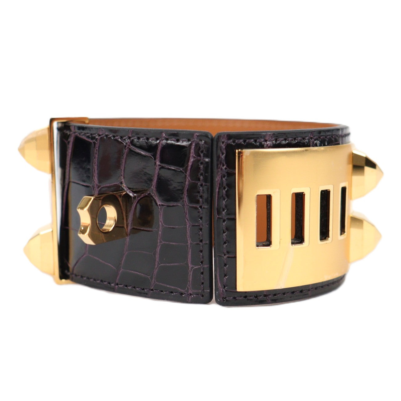 HERMES 066305CC COLLIER DE CHIEN T3 BRACELET