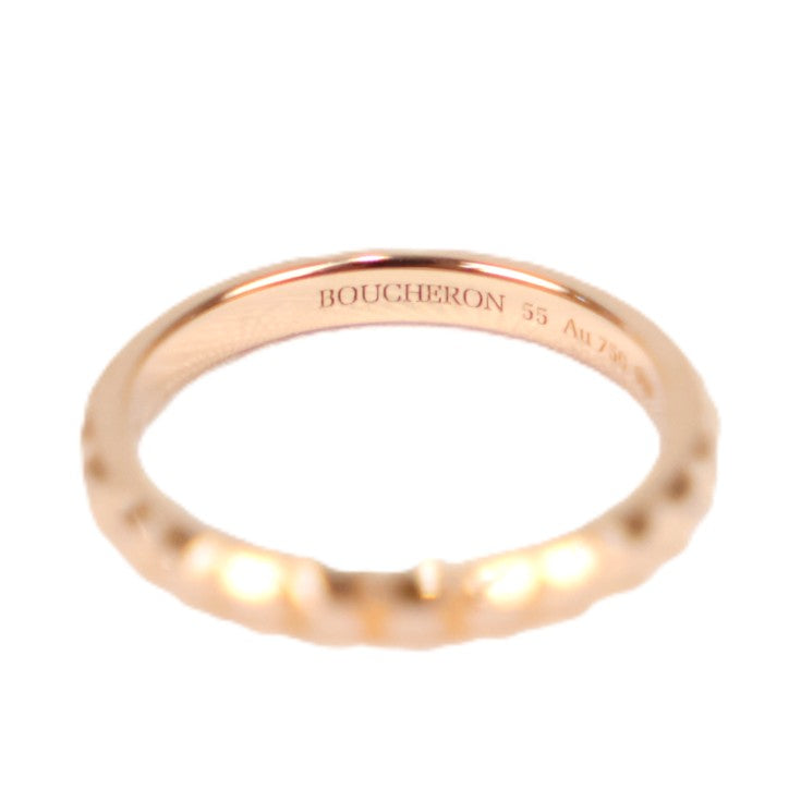 BOUCHERON JAL00108 Clou de Paris Wedding Band Ring #55