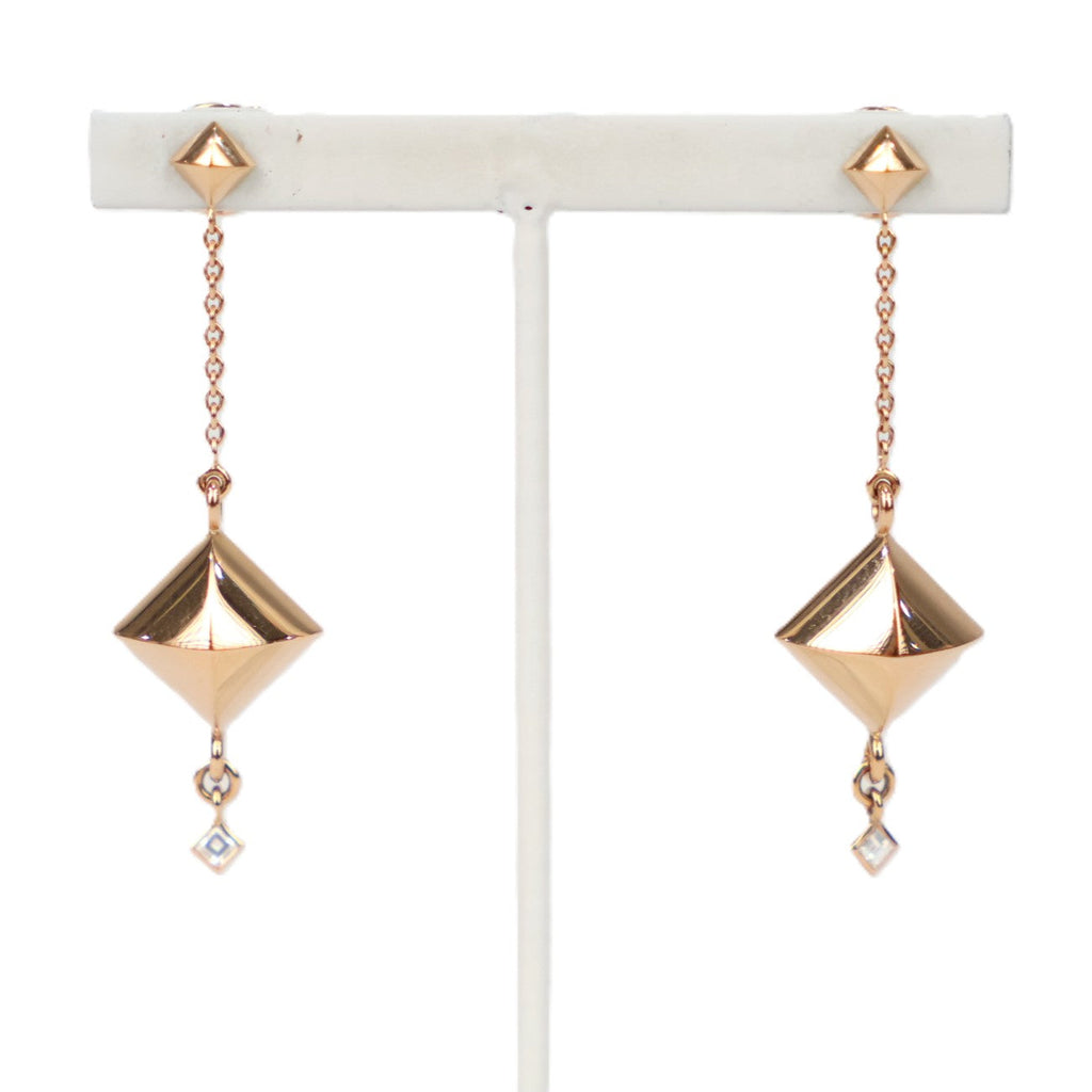 HERMES H108034B Collier de Chien Rock Earrings