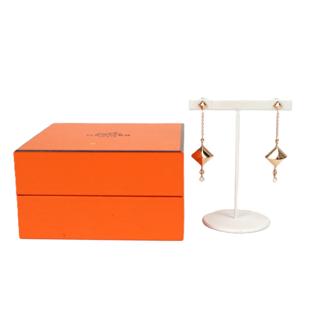 HERMES H108034B Collier de Chien Rock Earrings