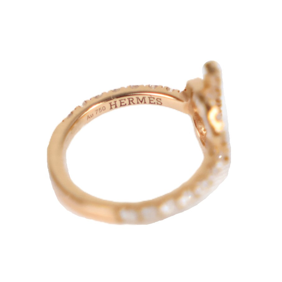 HERMES H219612B Finesse Ring #49