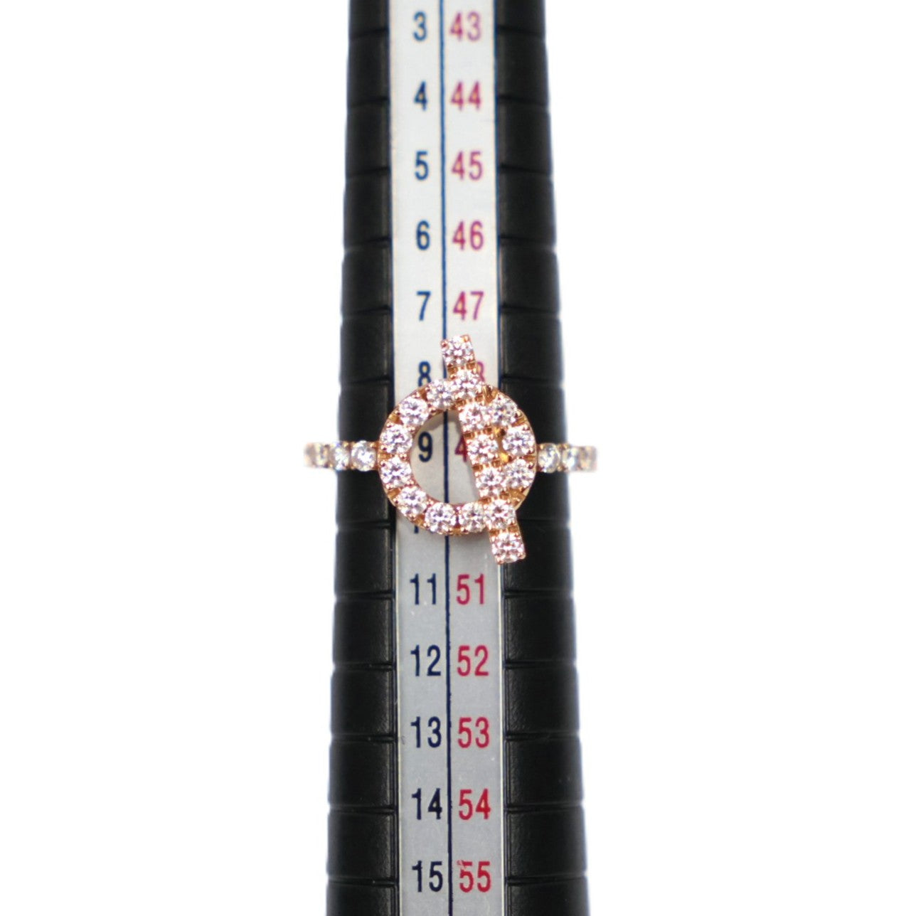 HERMES H219612B Finesse Ring #49