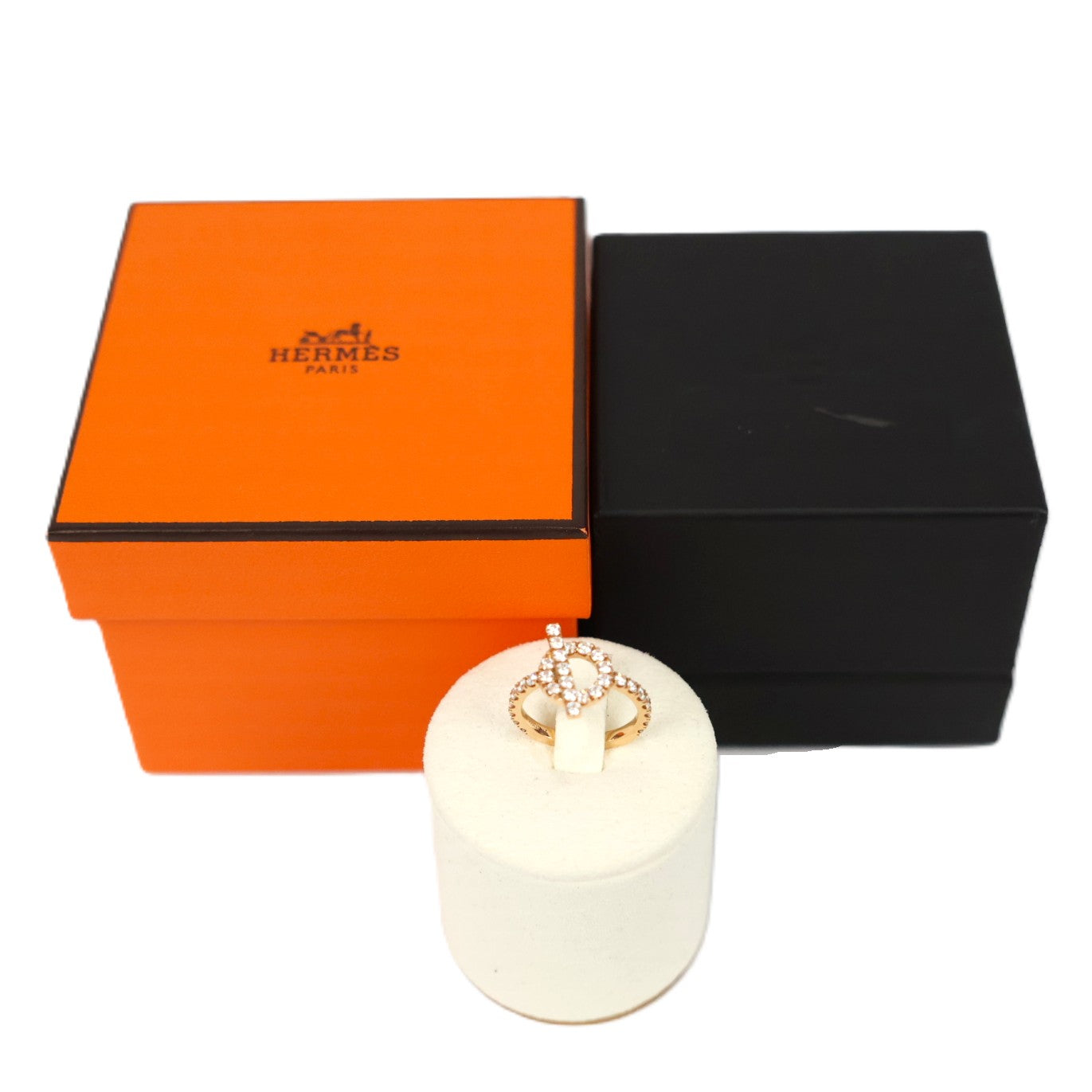 HERMES H219612B Finesse Ring #49
