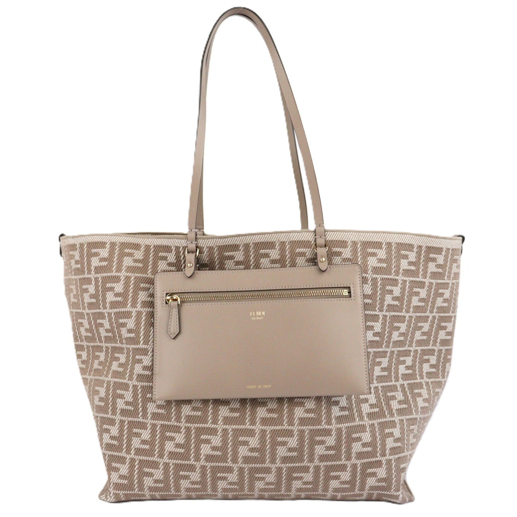 FENDI 8BH425 AUPJ ROLL LARGE TOTE BAG