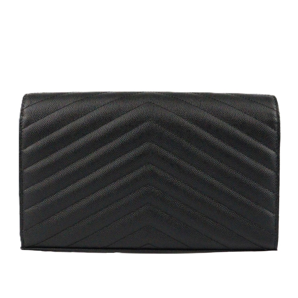 SAINT LAURENT 377828 BOW1 CASSANDRE WALLET ON CHAIN