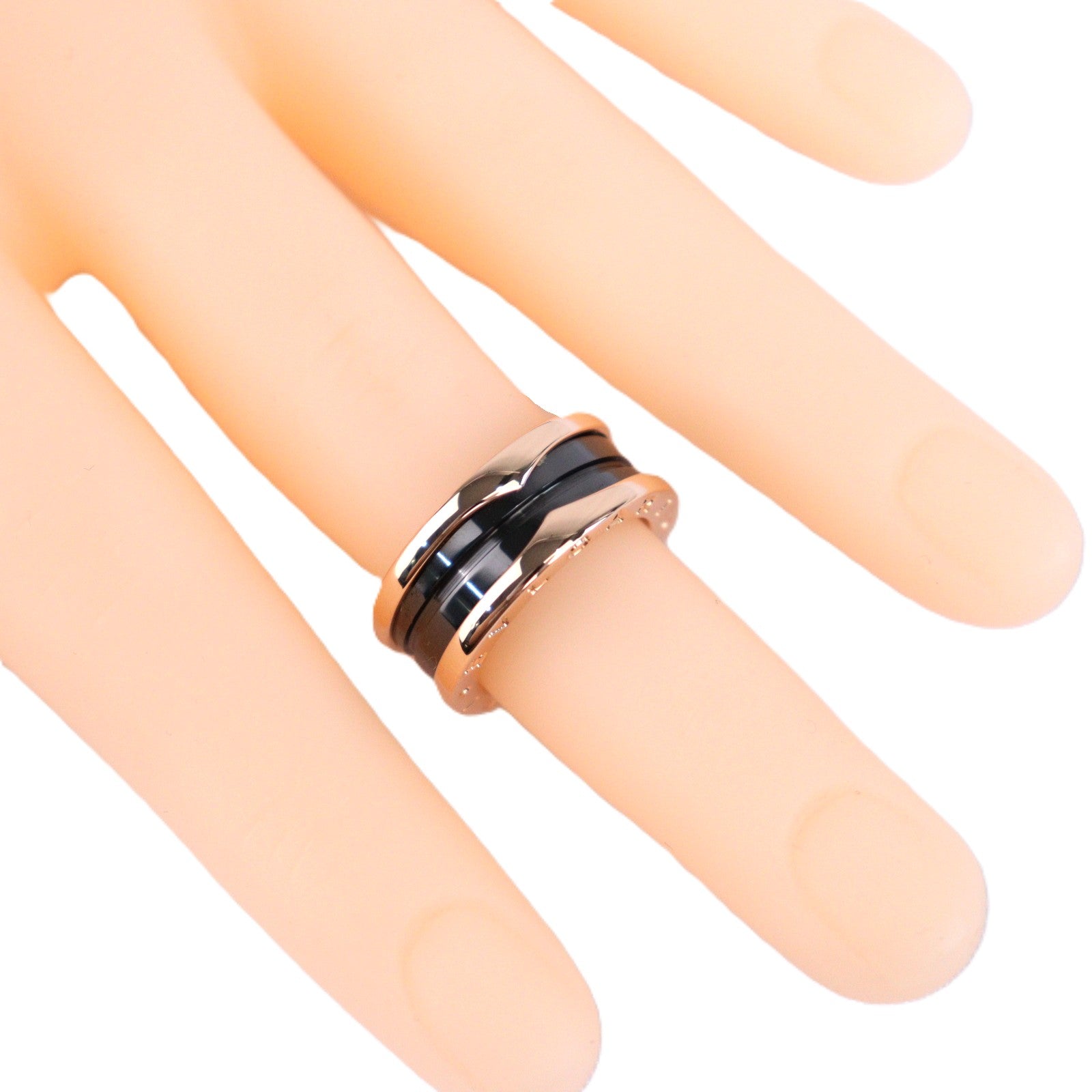 BVLGARI 347043 B.zero1 2-Bands Ring #49