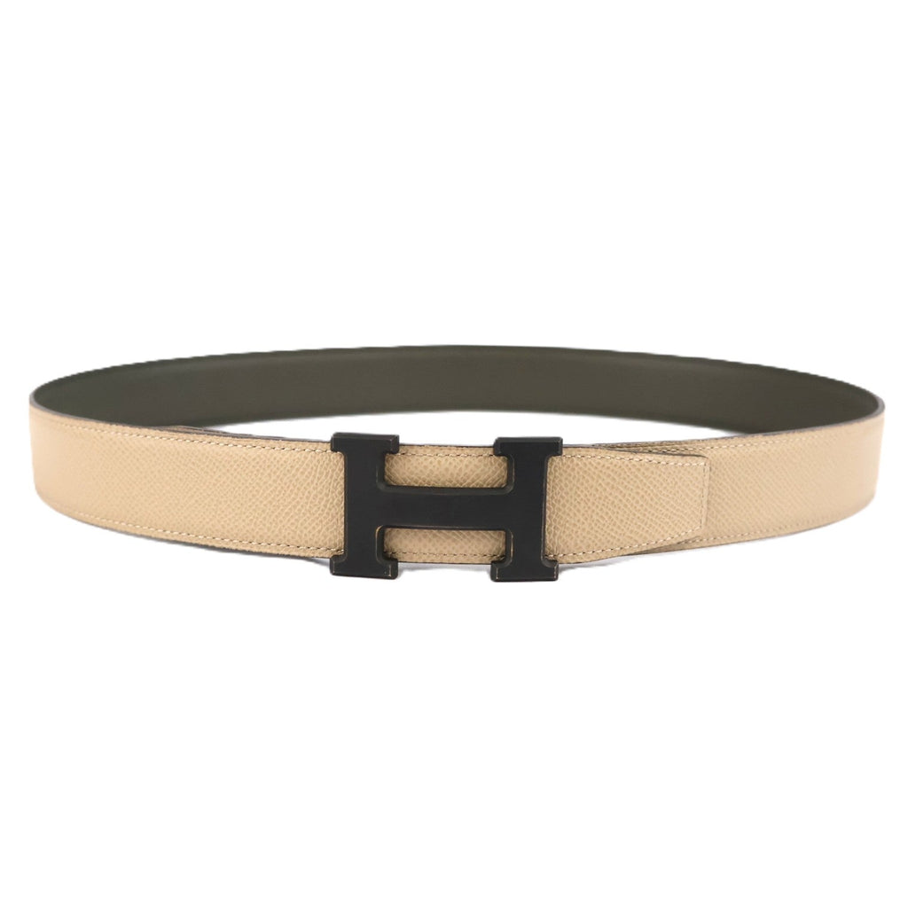 HERMES 080029CY+075394CA CEINTURE5382 MONOCHROME 85 BELT