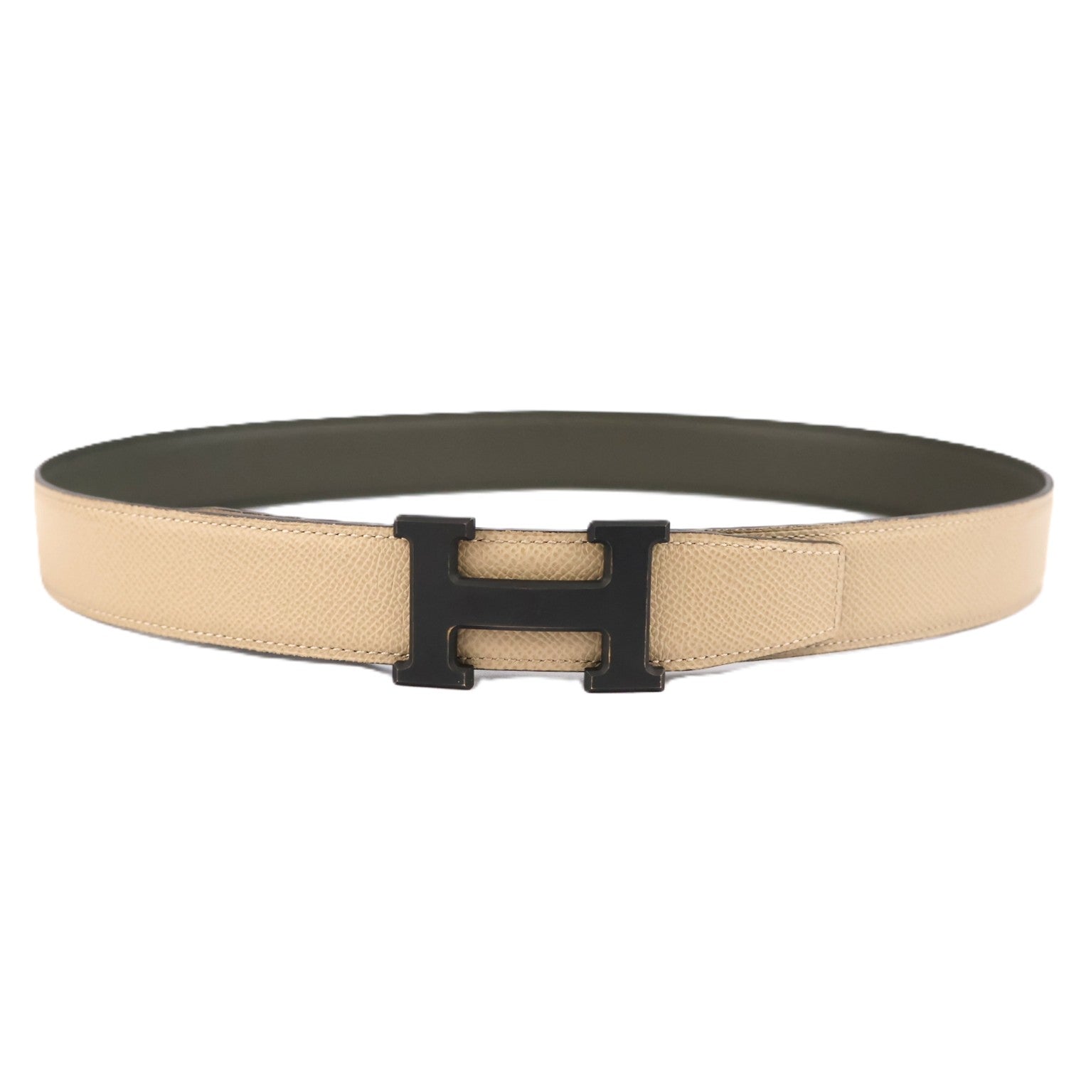 HERMES 080029CY+075394CA CEINTURE5382 MONOCHROME 85 BELT
