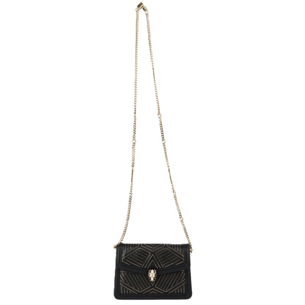 BVLGARI 288985 SERPENTI DIAMOND BLAST CROSSBODY BAG