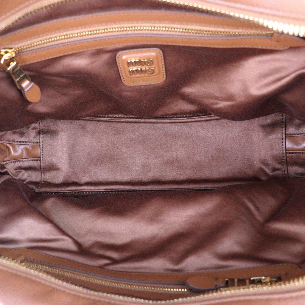MIUMIU 5BB117 BEAU LARGE HANDBAG