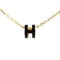 HERMES 147992F POP H MINI NECKLACE