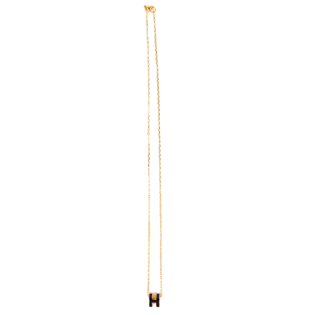 HERMES 147992F POP H MINI NECKLACE