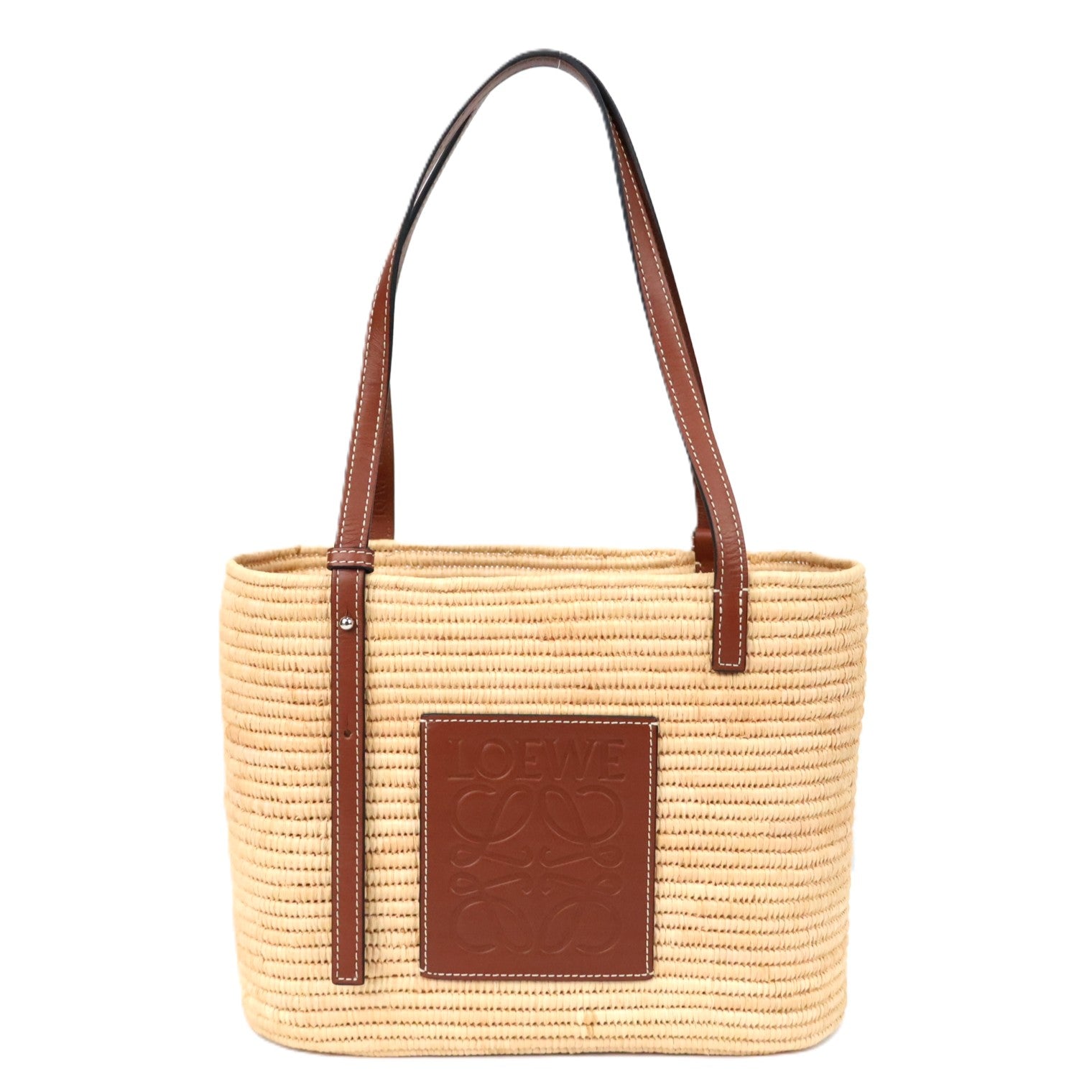 LOEWE A223099X02 SQUAREBASKET SMALL TOTE BAG