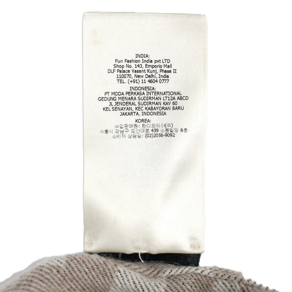 FENDI FXX636 A3Q1 FF PONCHO 140X140 CAPE