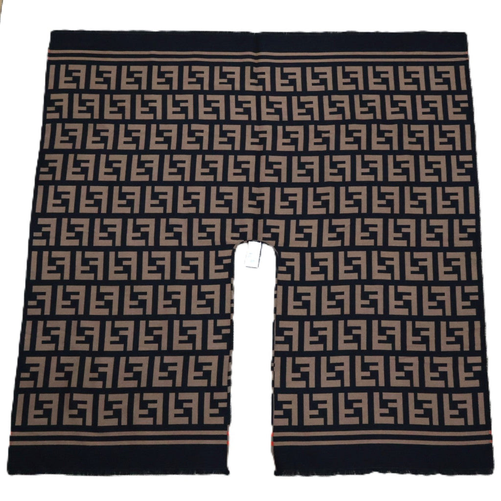 FENDI FXX636 A3Q1 FF PONCHO 140X140 CAPE