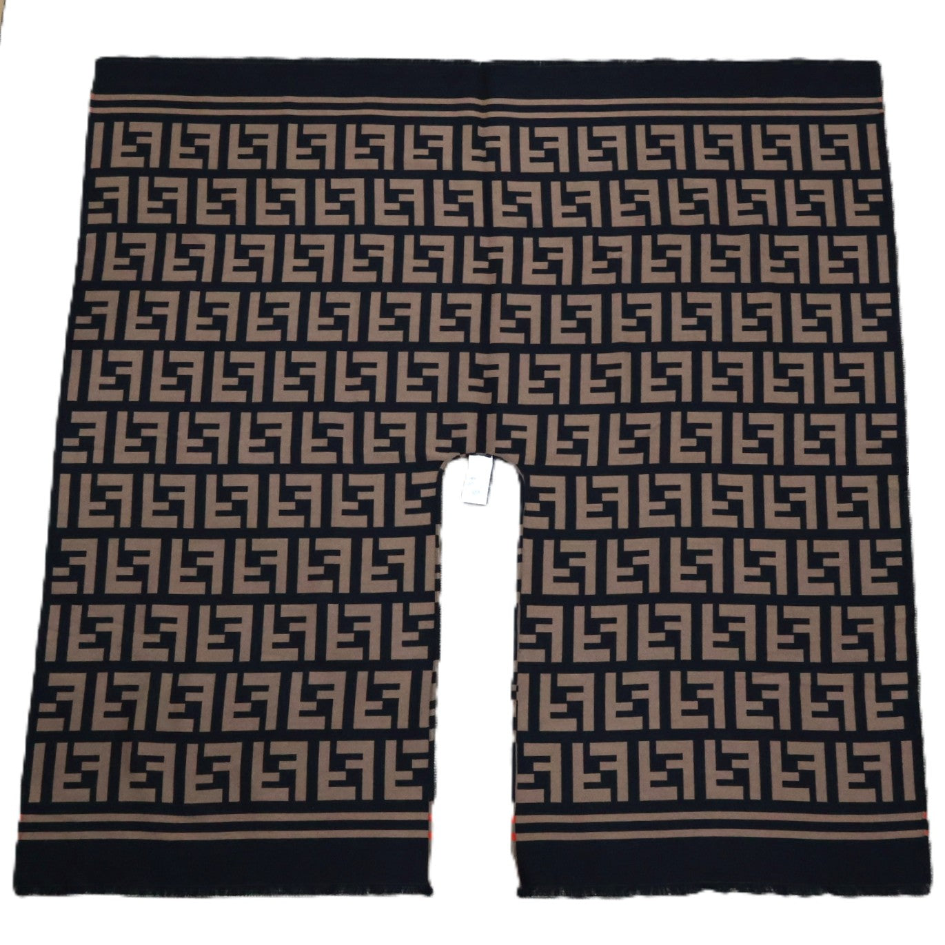 FENDI FXX636 A3Q1 FF PONCHO 140X140 CAPE