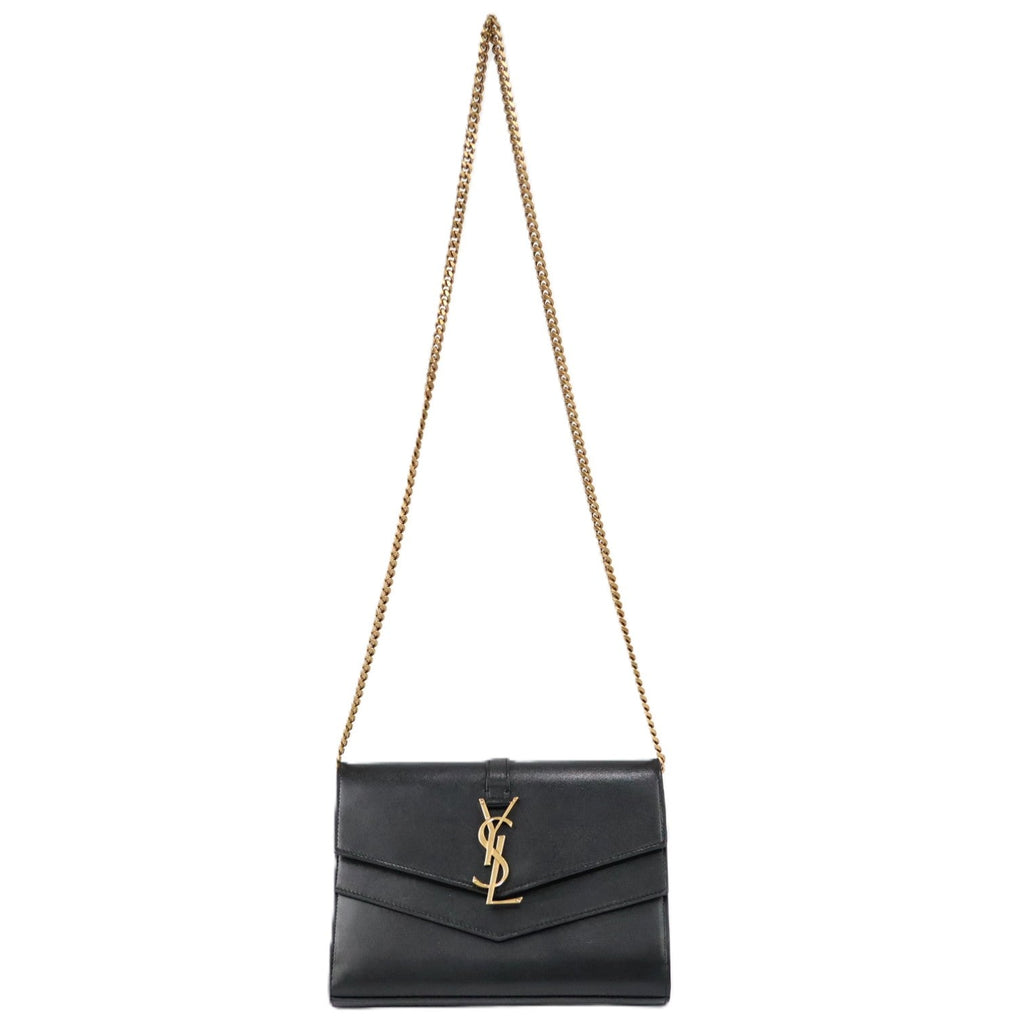 SAINT LAURENT 575012 02G0W WALLAET ON CHAIN