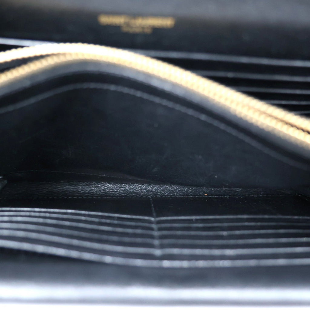 SAINT LAURENT 575012 02G0W WALLAET ON CHAIN