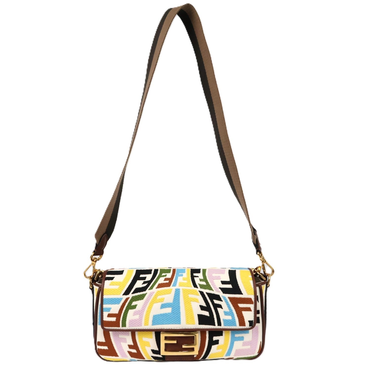 FENDI 8BR600 AGKA BAGUETTE SHOULDER BAG