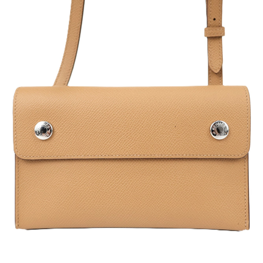 HERMES 085291CK HERMESNAP TO GO WALLET BAG