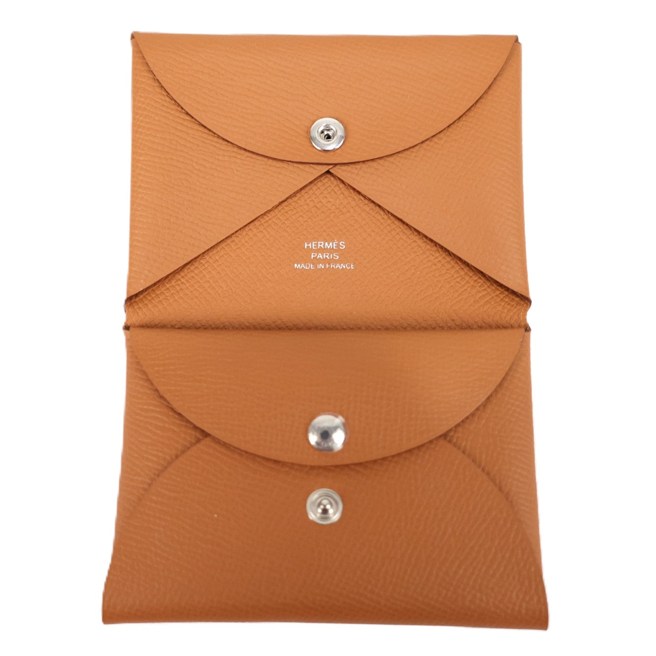 HERMES 082977CK CALVI DUO CARD HOLDER