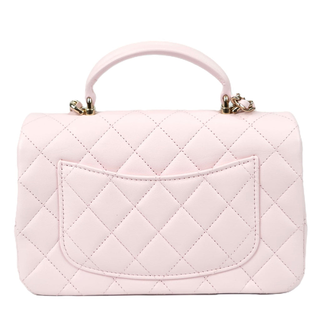 CHANEL AS2431 TOP HANDLE FLAP HANDBAG