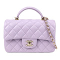 CHANEL AS2431 TOP HANDLE FLAP HANDBAG