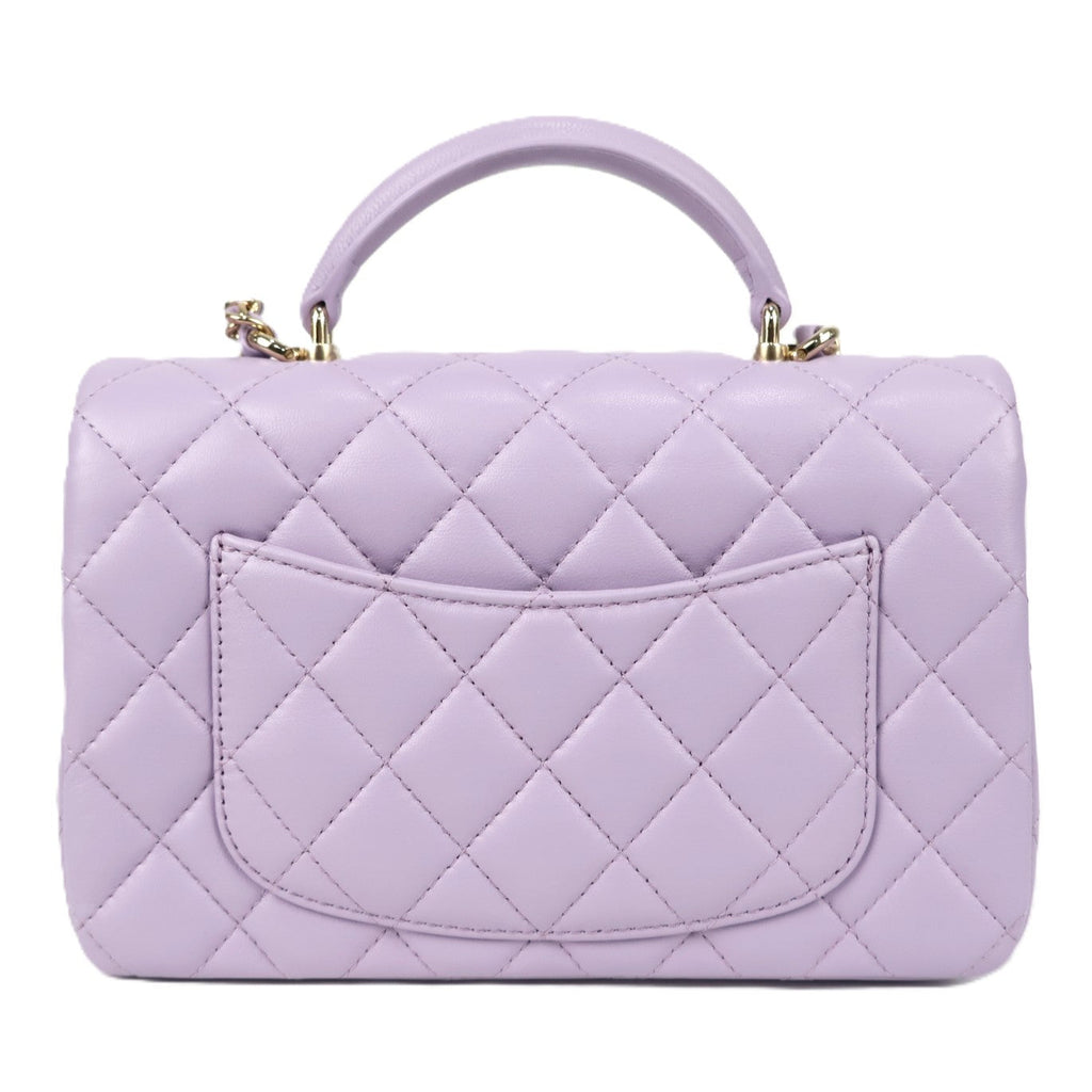 CHANEL AS2431 TOP HANDLE FLAP HANDBAG