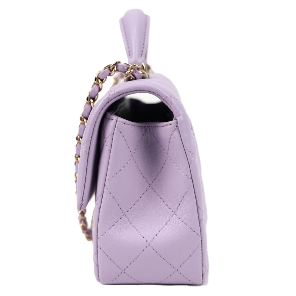 CHANEL AS2431 TOP HANDLE FLAP HANDBAG