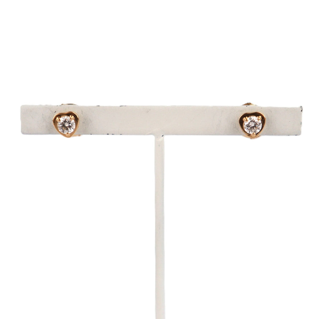 Cartier B8042200 Diamants Legers Heart Earrings