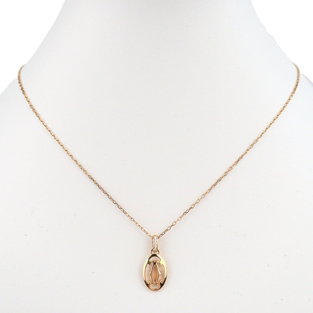 Cartier B7219200 Logo Double C Necklace