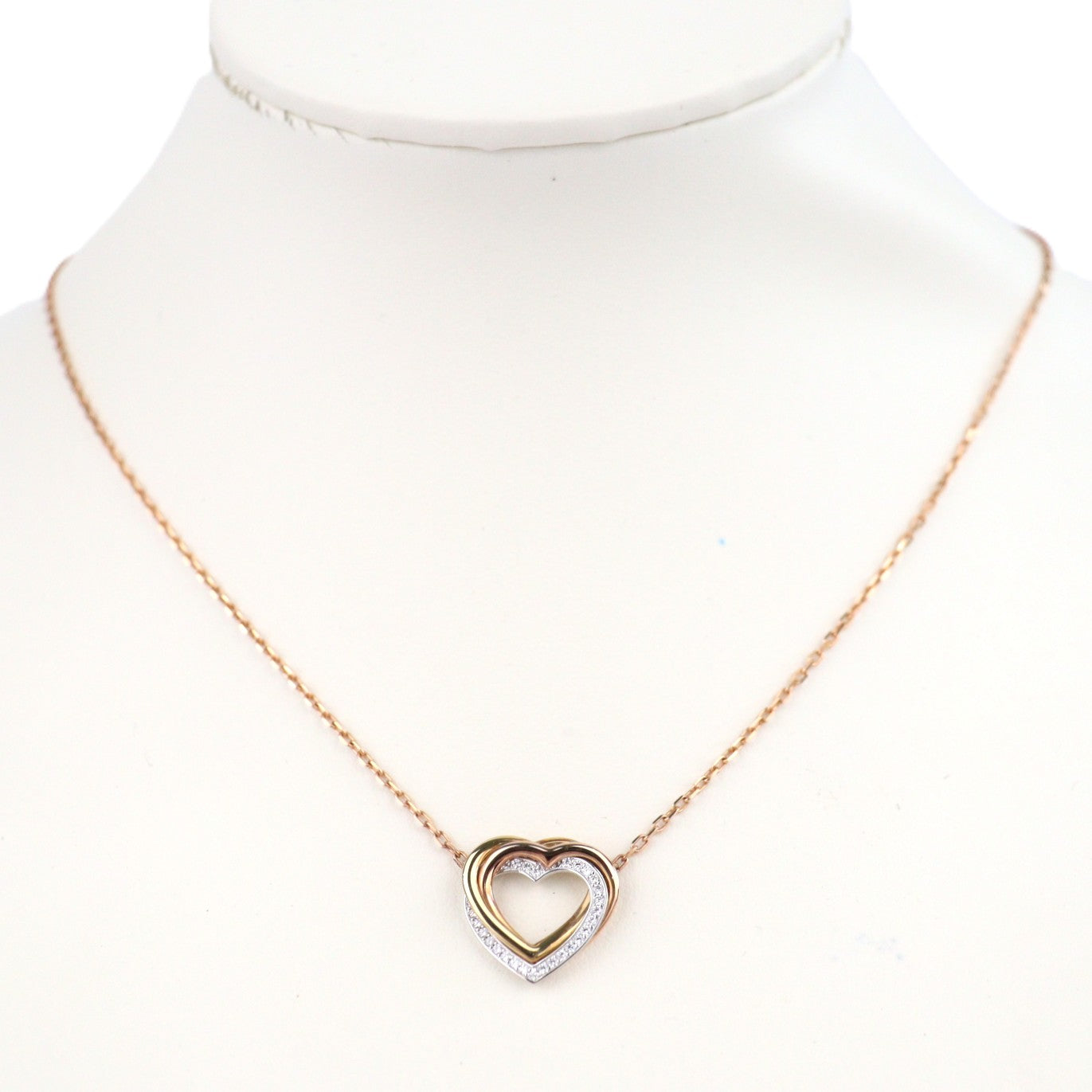Cartier B7061200 Trinity Heart Necklace
