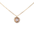 Cartier B7224812 Trinity 1-Diamond Necklace