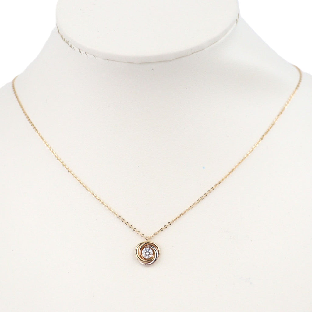 Cartier B7224812 Trinity 1-Diamond Necklace