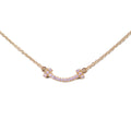 TIFFANY & Co. 62617683 T Smile Mini Necklace