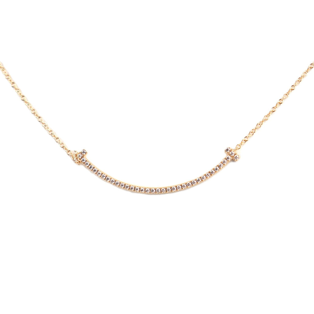 TIFFANY & Co. 63058815 T Smile Small Necklace
