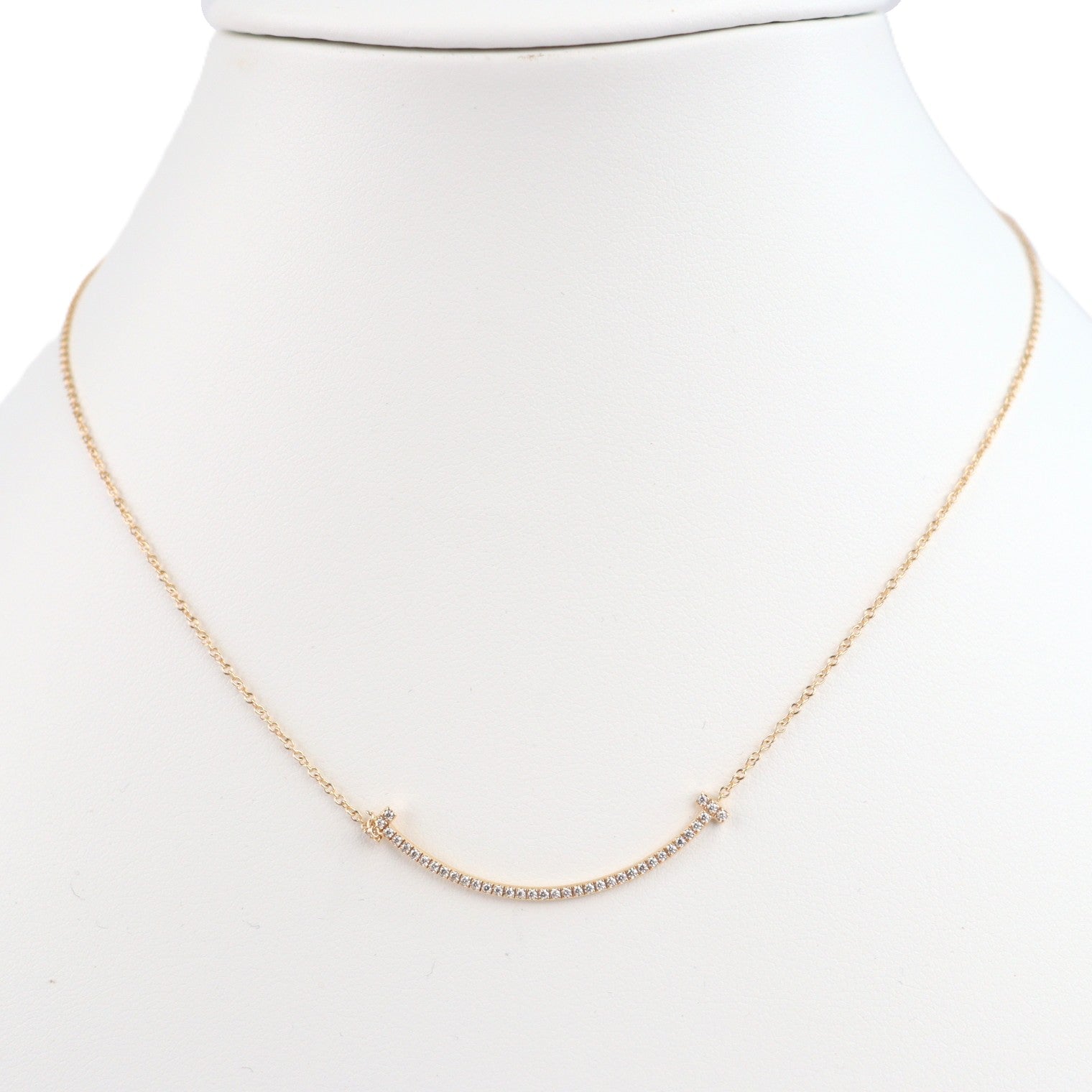 TIFFANY & Co. 63058815 T Smile Small Necklace