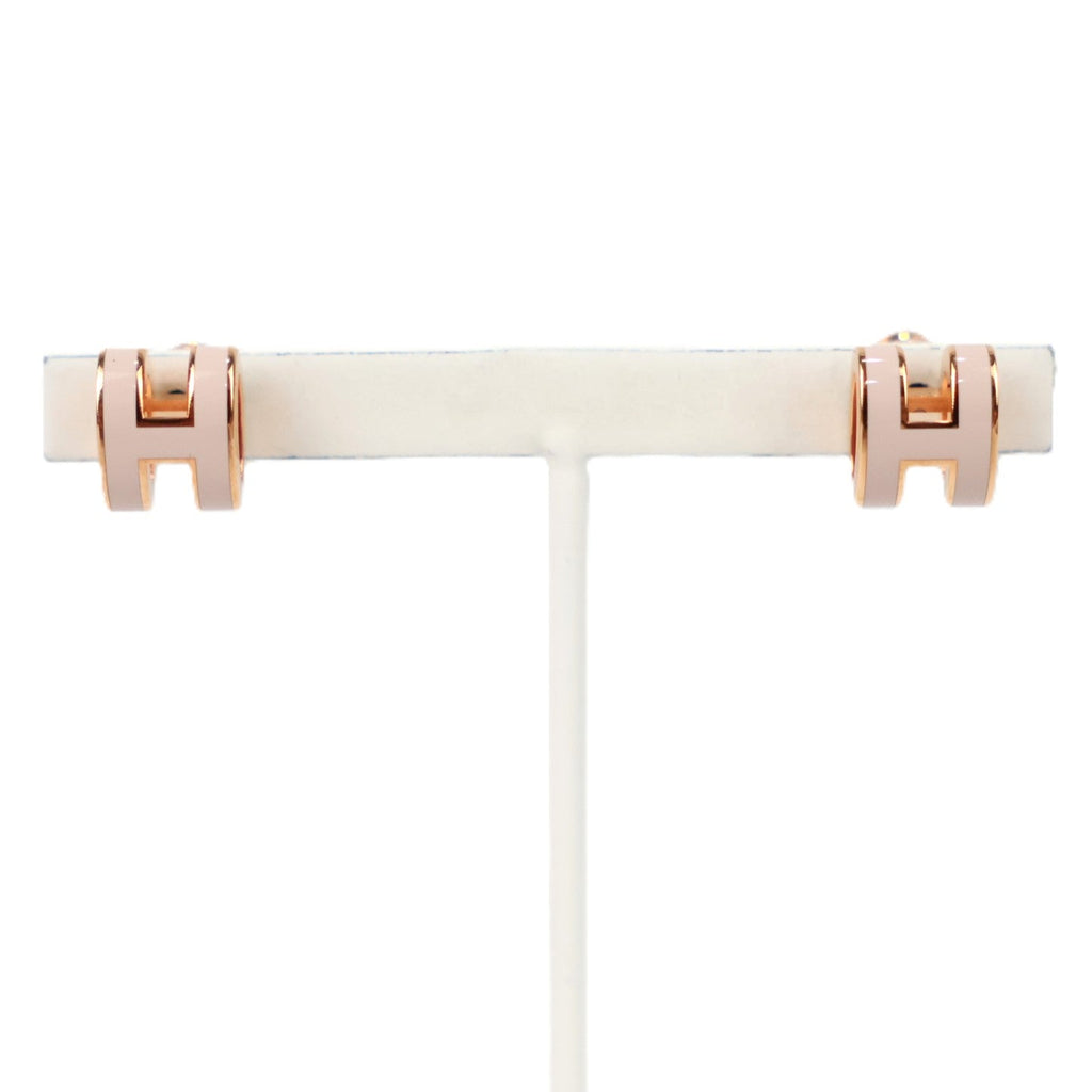 HERMES 608002FO POP H MINI EARRINGS