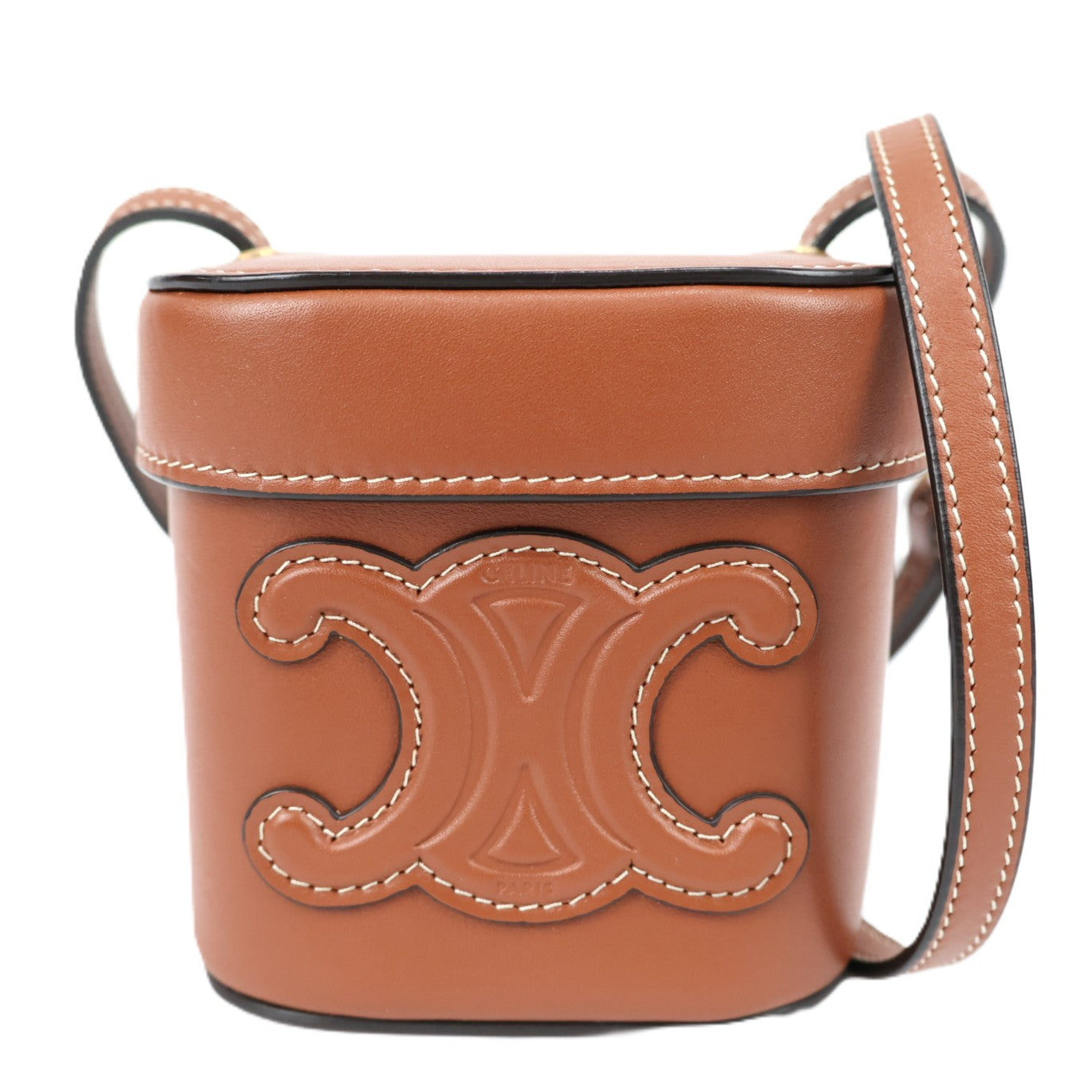 CELINE 199263DU3 BOX CUIR TRIOMPHE SMALL MINI BAG