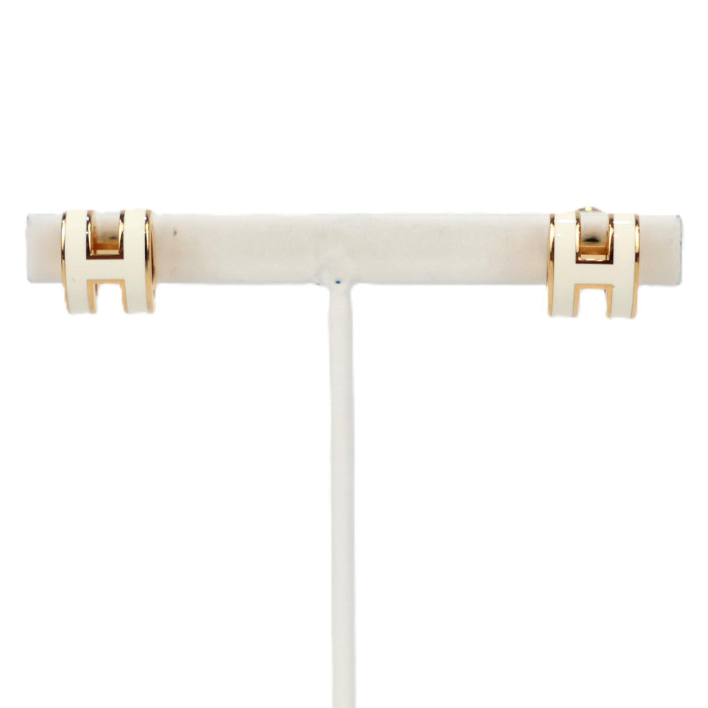 HERMES 608002F POP H MINI EARRINGS