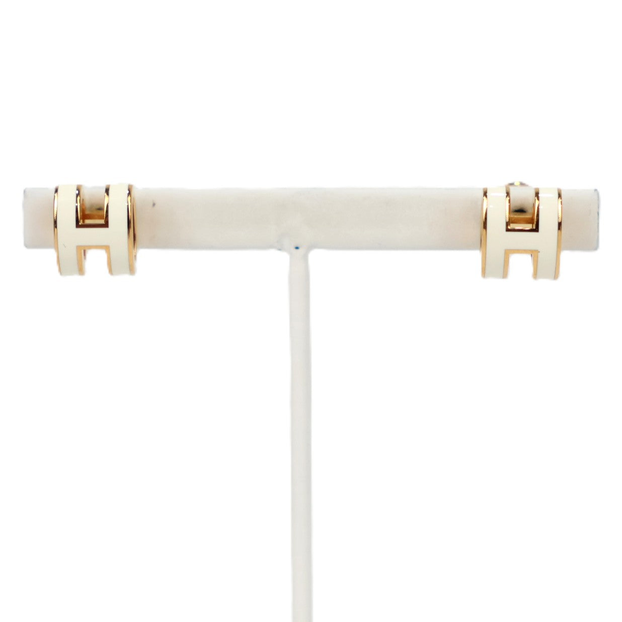 HERMES 608002F POP H MINI EARRINGS