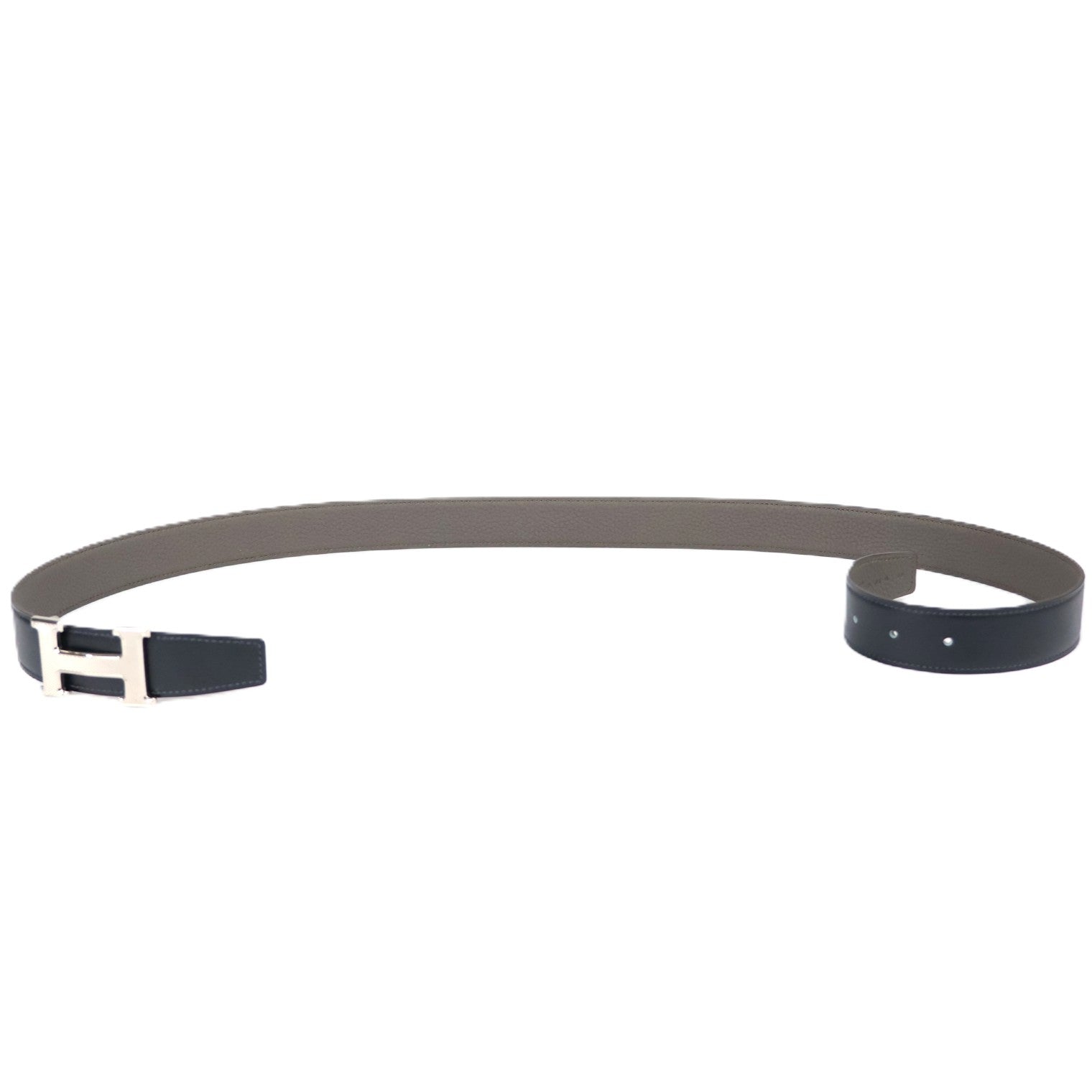 HERMES 064540CK+073967CA CEINTURE5382 GUILLOCHE 95 BELT