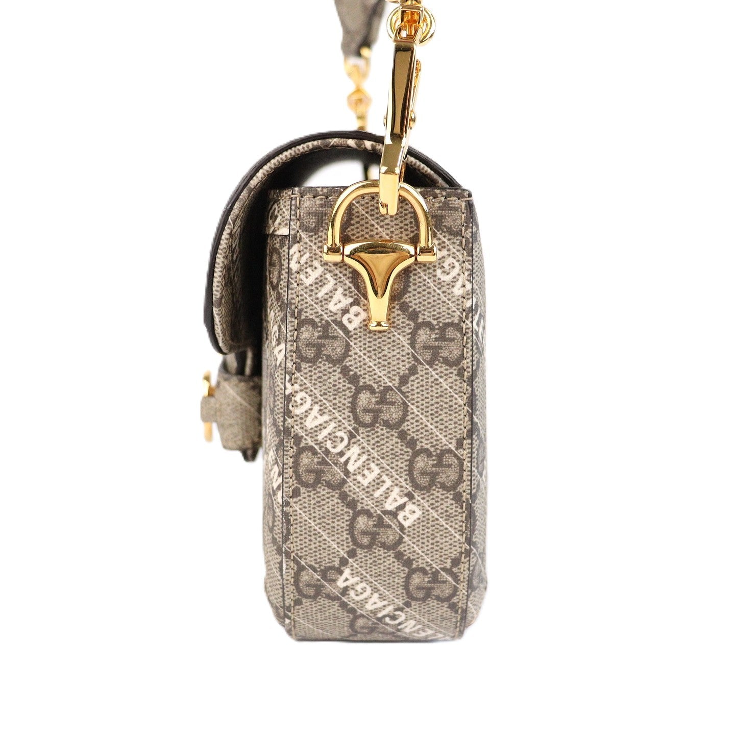 GUCCI 658574 HORSEBIT X BALENCIAGA SHOULDER BAG