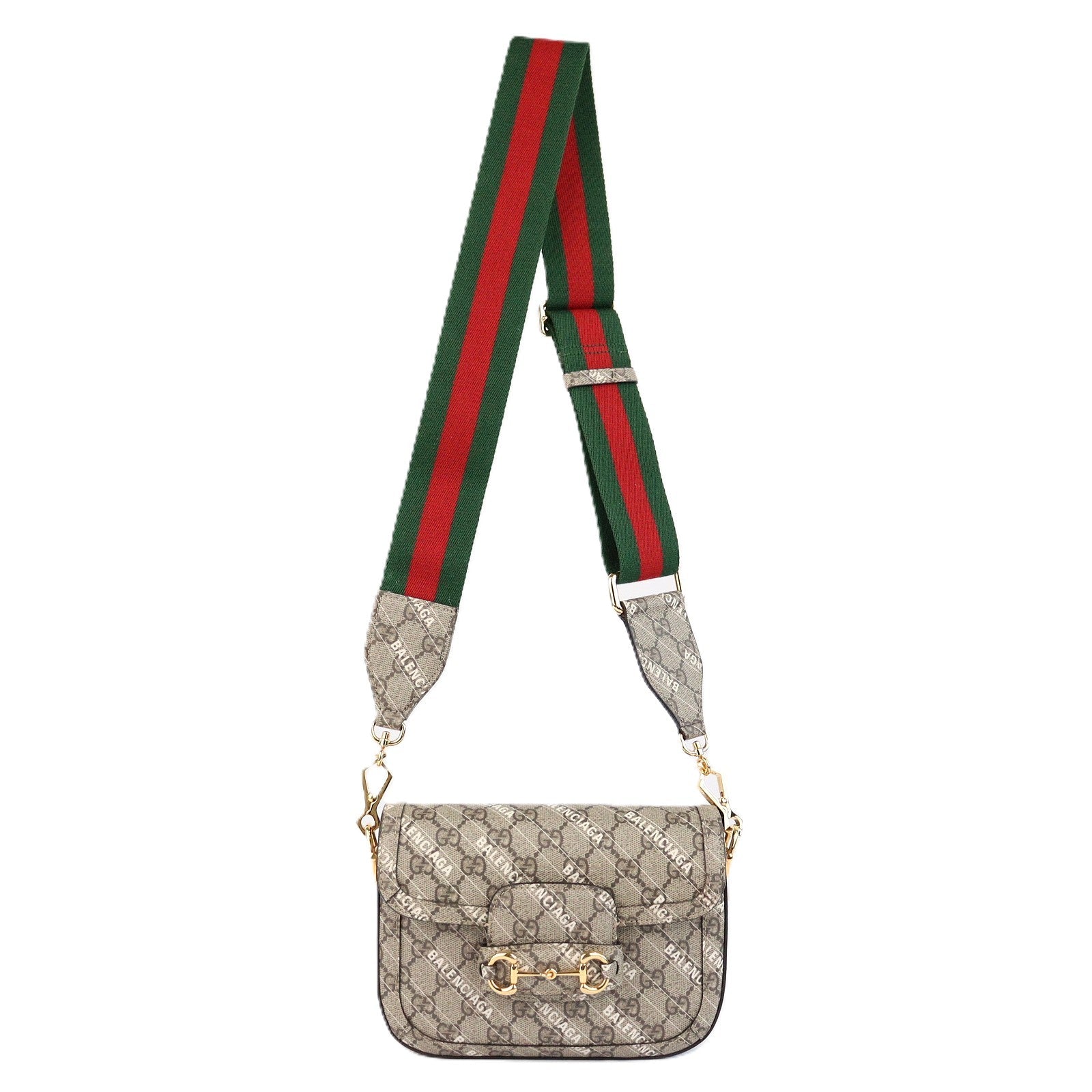 GUCCI 658574 HORSEBIT X BALENCIAGA SHOULDER BAG