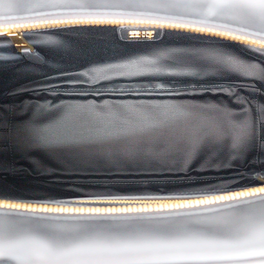MIU MIU 5BB117 BEAU LARGE HANDBAG
