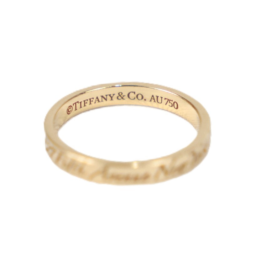 TIFFANY & Co. Notes Narrow Ring